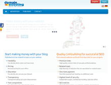 Tablet Screenshot of domainboosting.com